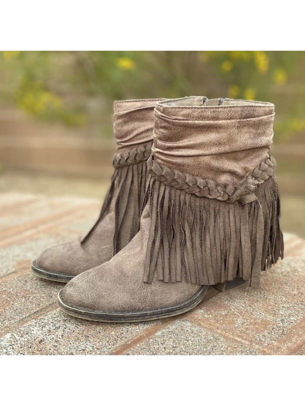 Darling Festival Fringe Boots in Vegan Leather Western Cowgirl Rodeo